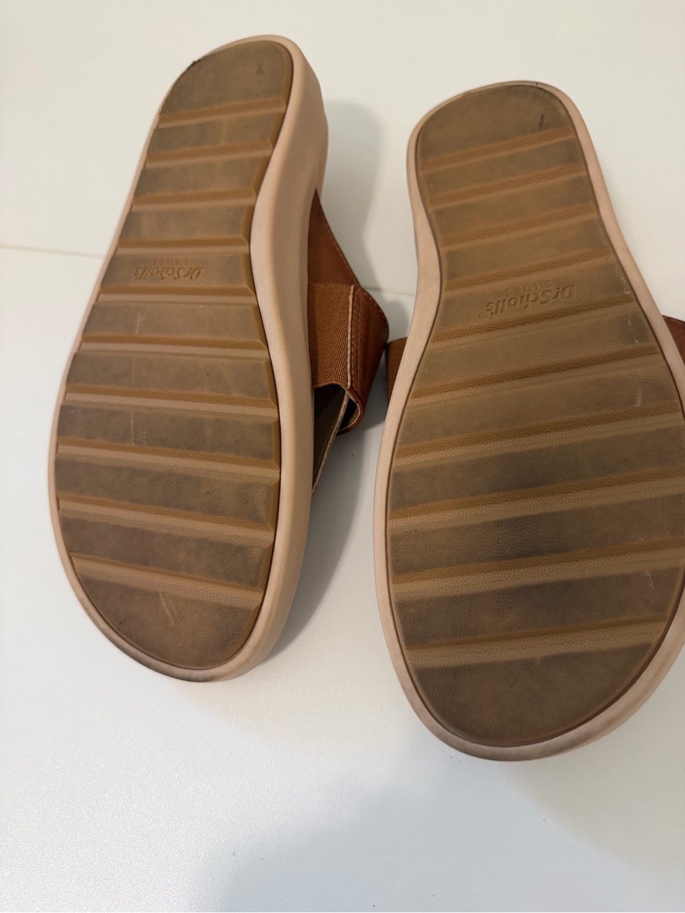 Dr. Scholl’s Brown Comfort Thong Slide Sandals size 7.5 - Picture 7 of 8